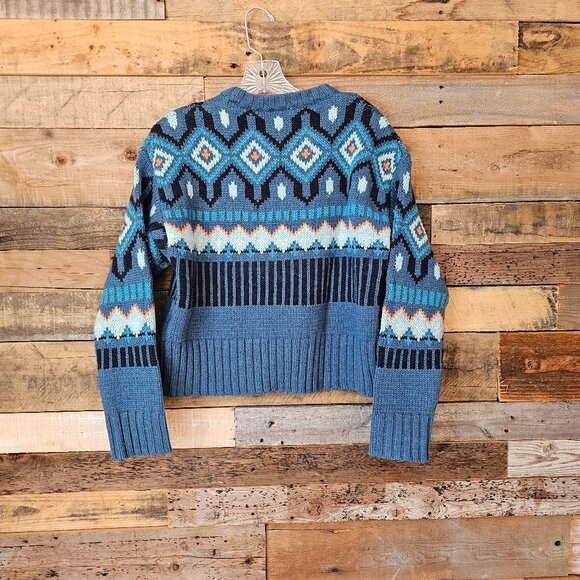 Kari Traa Molster Knit Sweater Ocean Blue XS - Picture 2 of 4